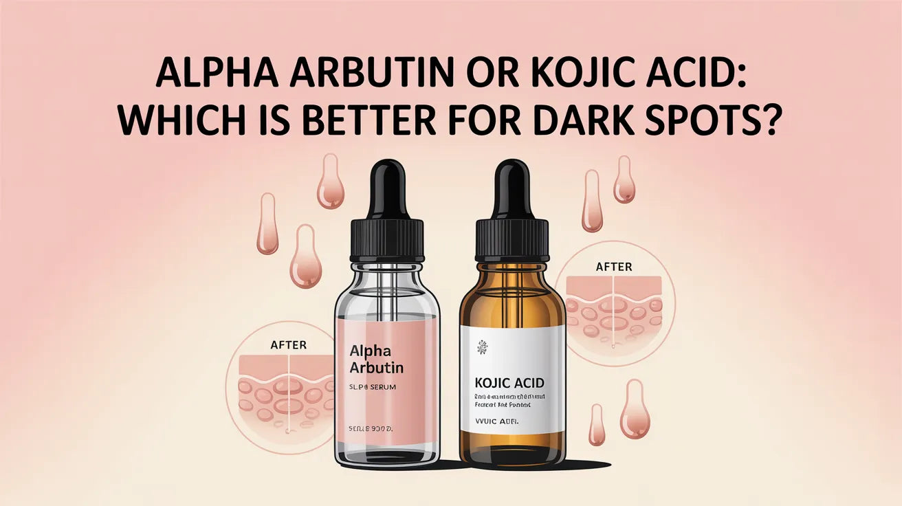 Alpha Arbutin or Kojic Acid: Which Is Better for Dark Spots?  Arwa Skin  Care