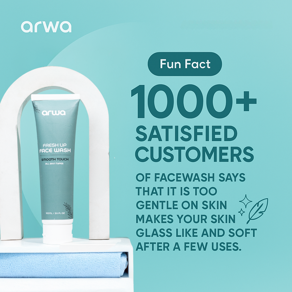 Fresh Up Face Wash (Salicylic + Niacinamide) Arwa Skin Care
