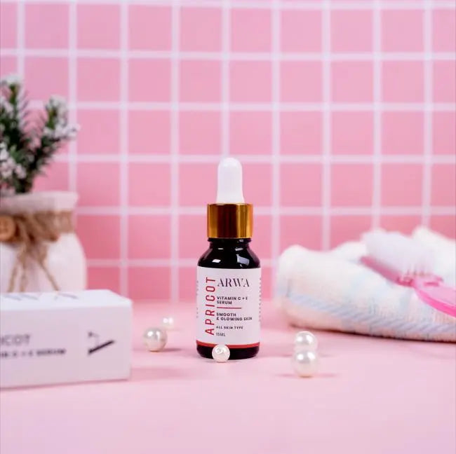Apricot Vitamin C + E Serum Arwa Skin Care