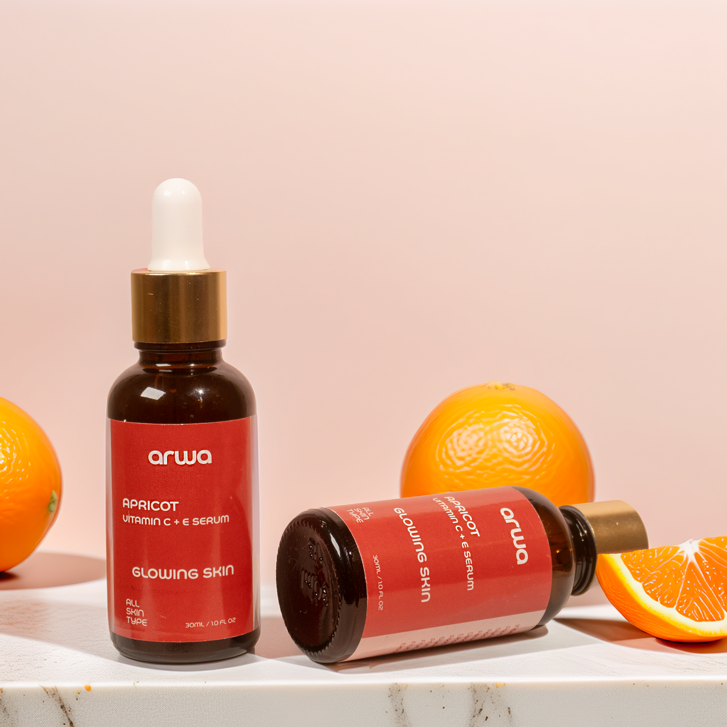 Apricot Vitamin C + E Serum (30 ml) Arwa Skin Care