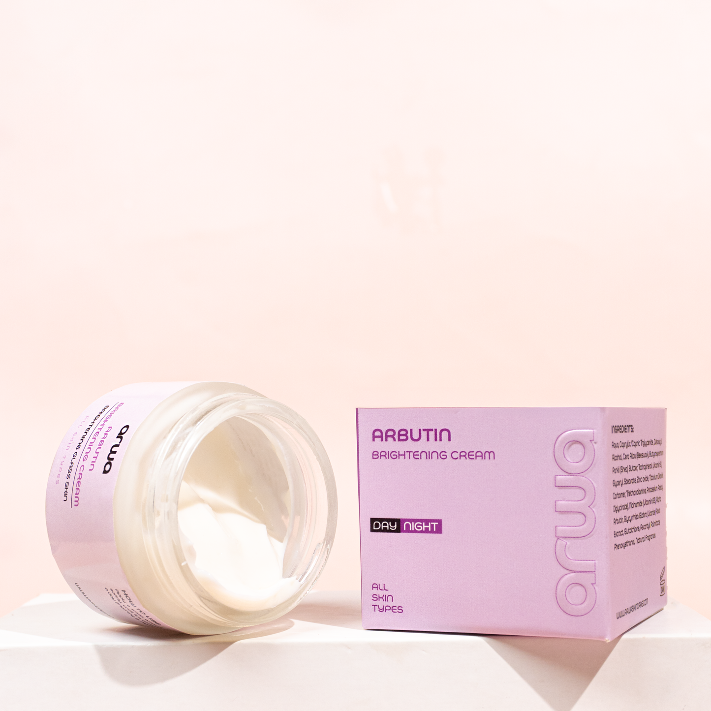 Arbutin Brightening Cream (Glutathione) Arwa Skin Care