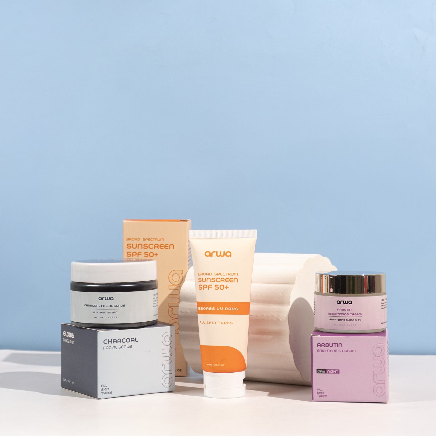 Bundle # 12 (Bright & Shine) Arwa Skin Care