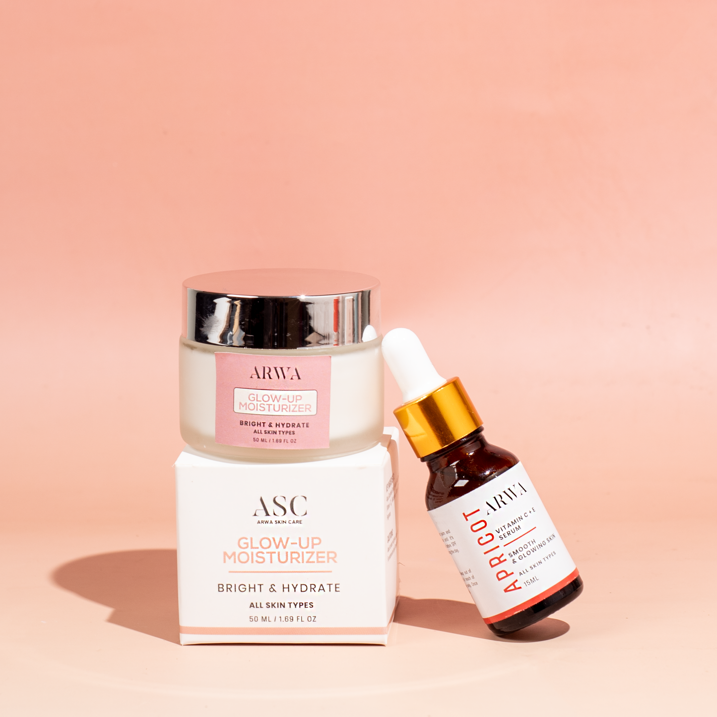 Bundle # 3 (Hydrate & Radiant Glow) Arwa skin care