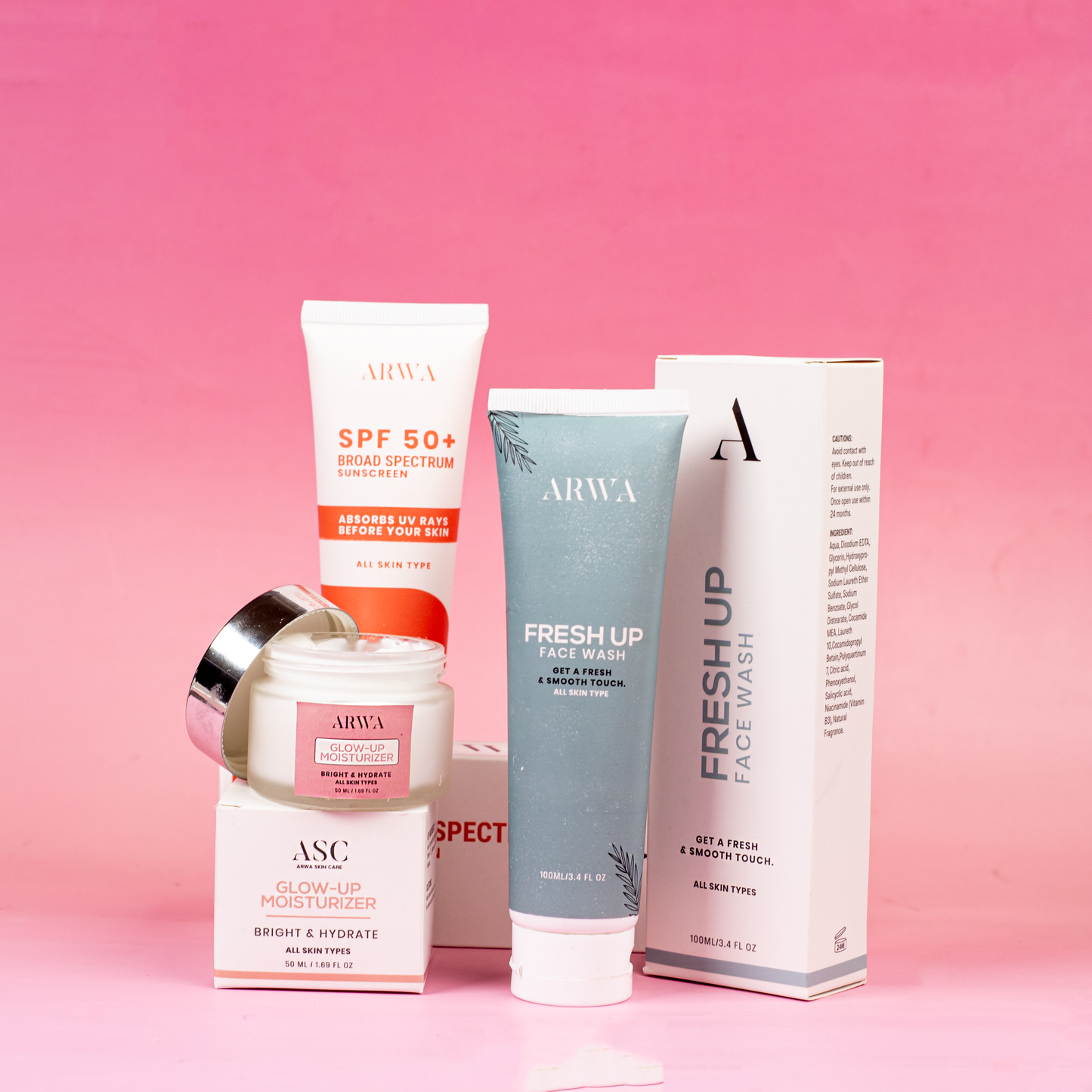 Bundle # 8 (Super Hydration Glass Skin) Arwa Skin Care