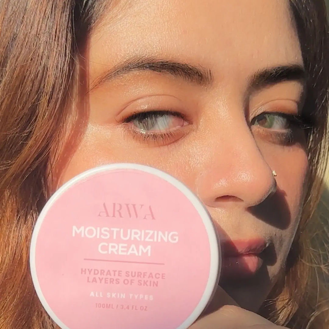 Brightening Moisturizer (Hyaluronic + Niacinamide) Arwa Skin Care