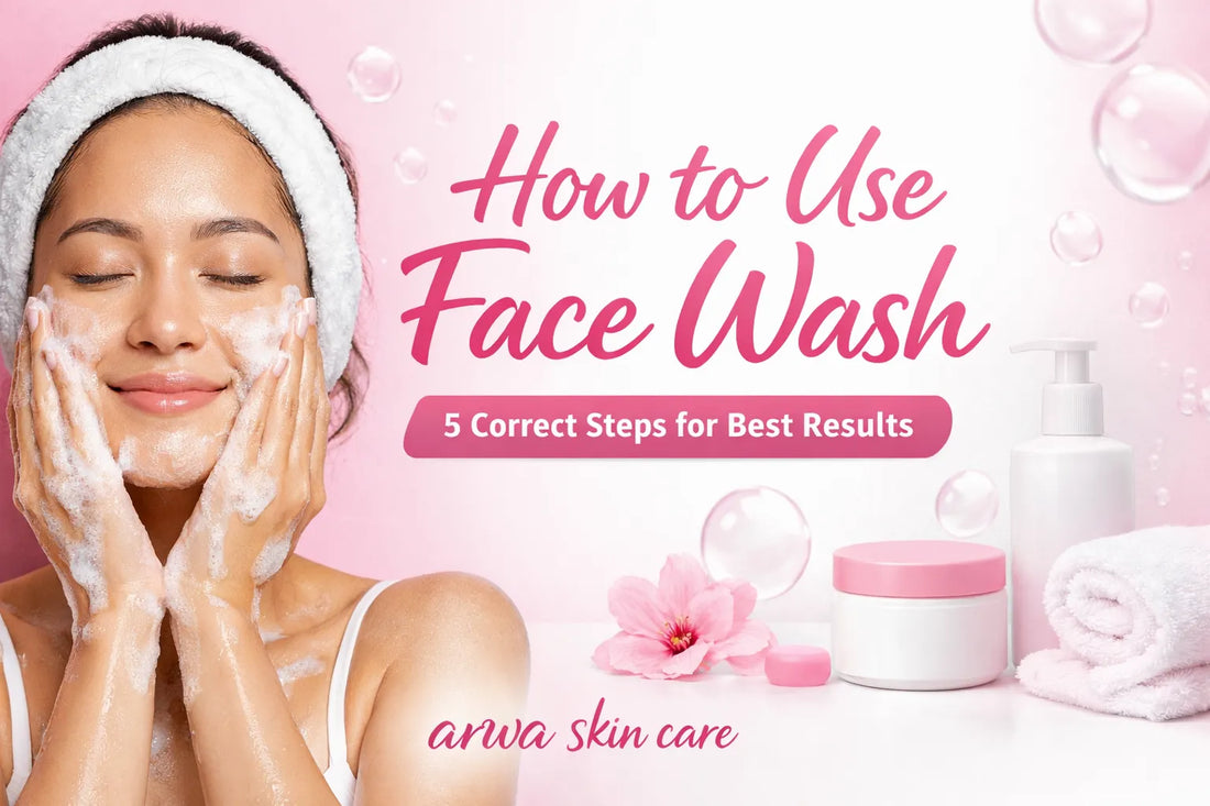 How to use face wash