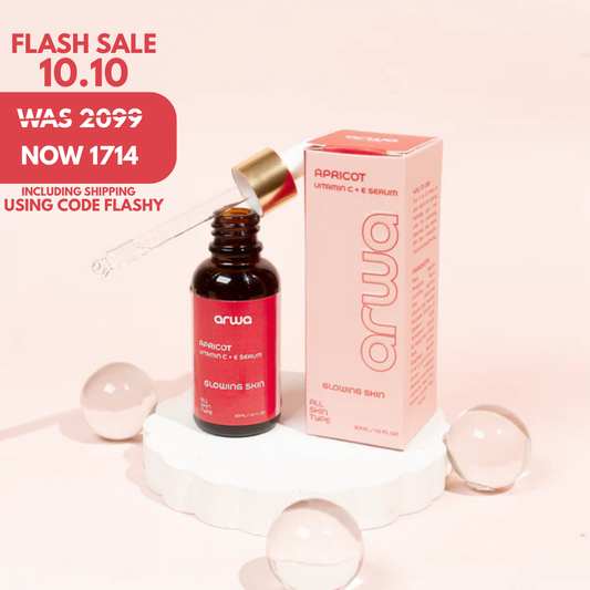 Apricot Vitamin C + E Serum Arwa Skin Care
