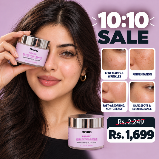 Arbutin Brightening Cream (Tranexamic Acid, TXA) Arwa Skin Care
