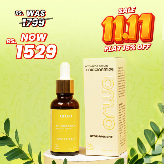 Anti Acne Serum (5% Niacinamide) Arwa Skin Care