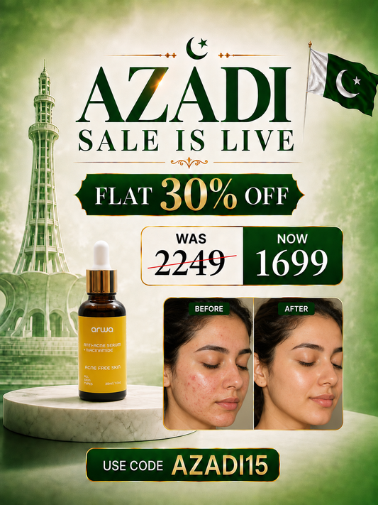 Anti Acne Serum (5% Niacinamide) Arwa Skin Care