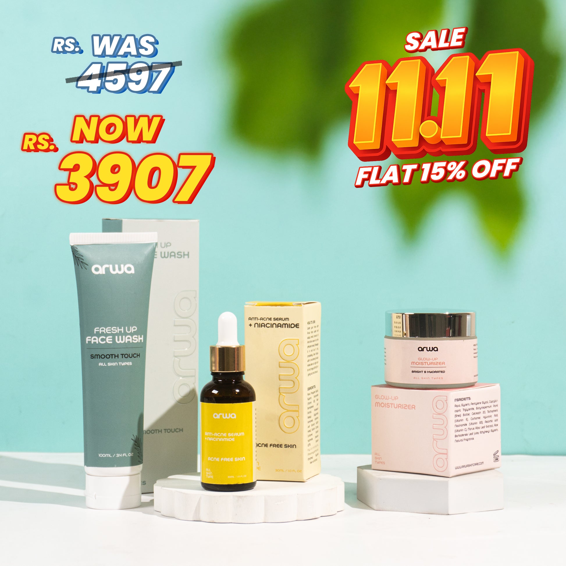 Bundle # 11 (Magical Pores Treatment Set) Arwa Skin Care