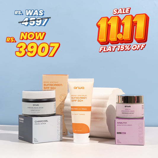 Bundle # 12 (Bright & Shine) Arwa Skin Care