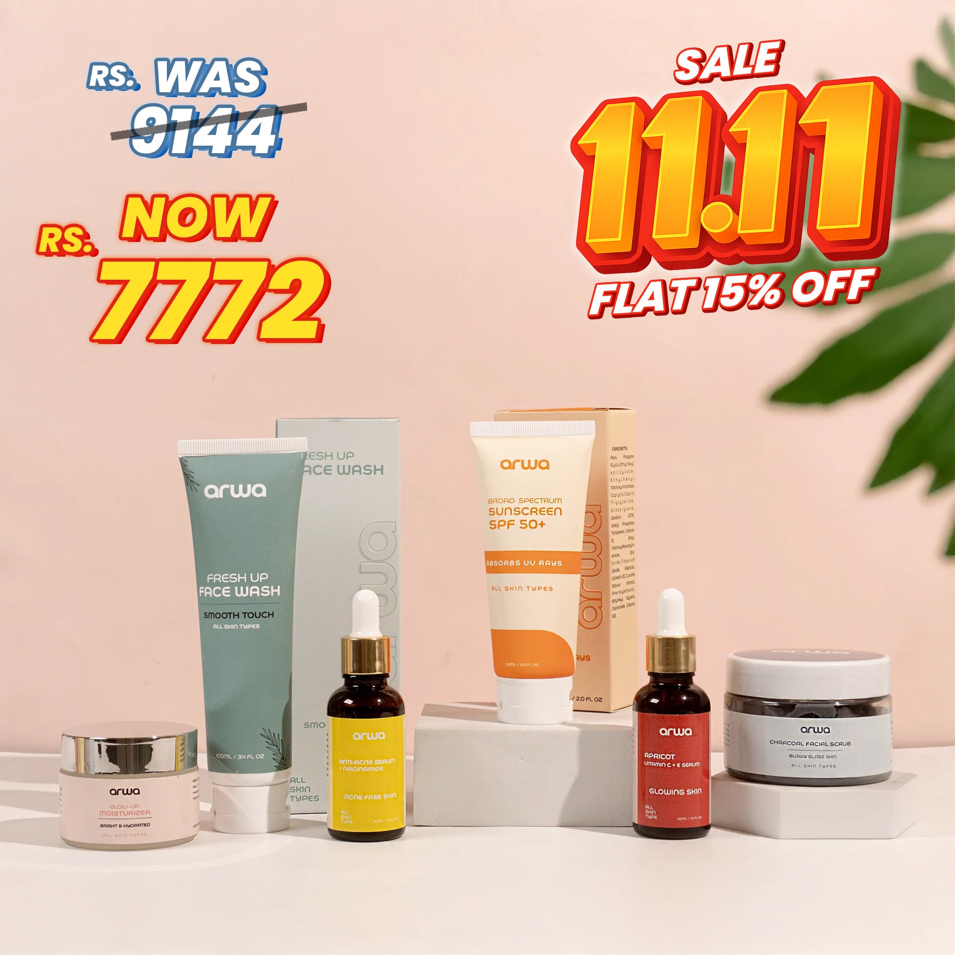 Bundle # 5 (Bride & Groom Pre-Wedding Kit) Arwa Skin Care