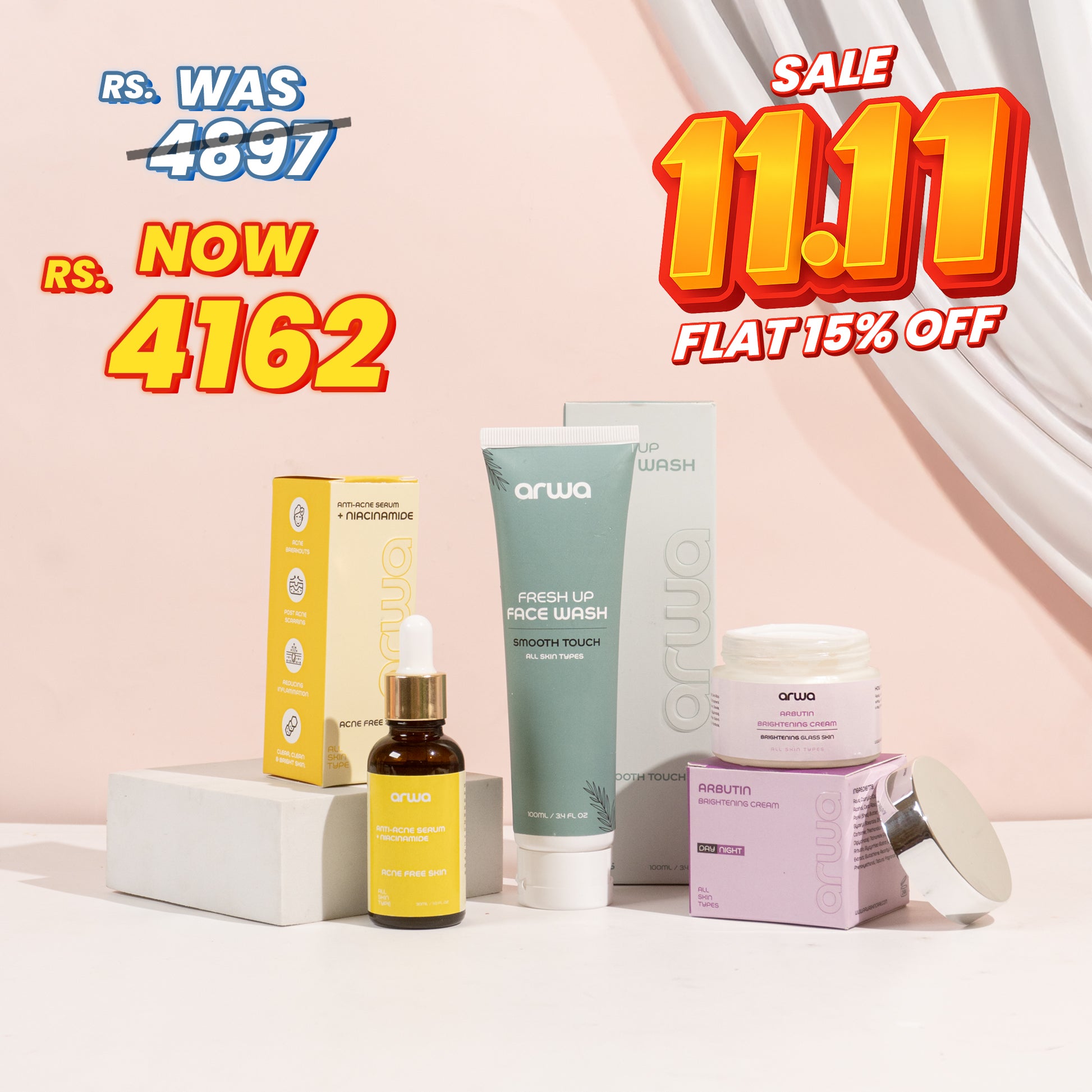 Bundle # 6 (Clarifying Solution) Arwa Skin Care