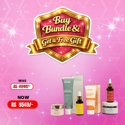 Bundle # 5 (Bride & Groom Pre-Wedding Kit) Arwa Skin Care