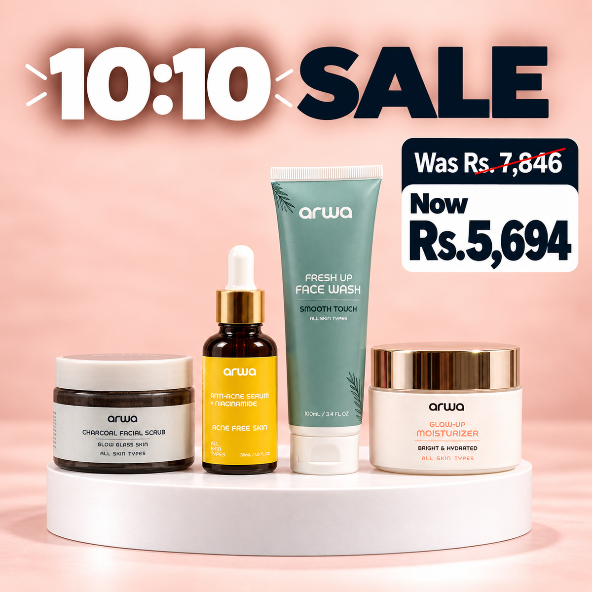 Dermatological Acne Treatment Kit Arwa Skin Care