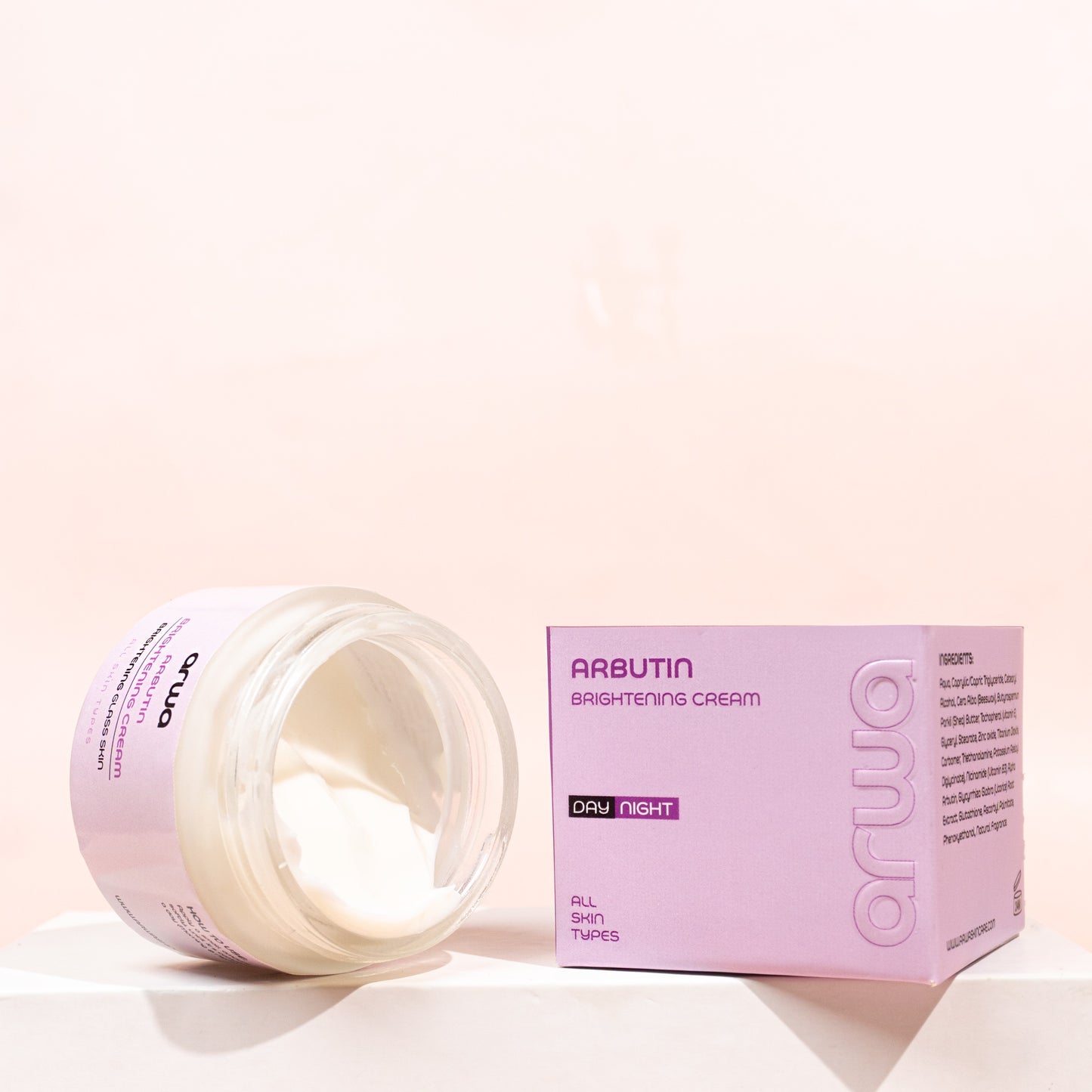 Arbutin + Glutathione Brightening Cream – Get Glowing Skin in 7 Days!