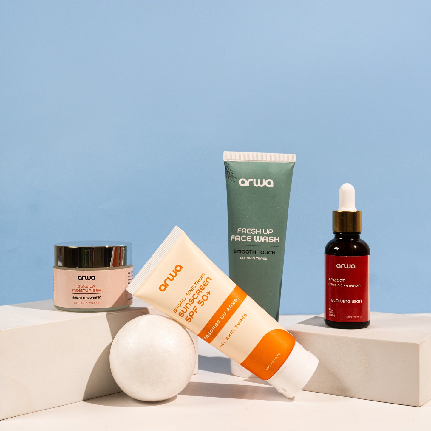 Bundle # 1 (Korean Glass Skin) Arwa Skin Care