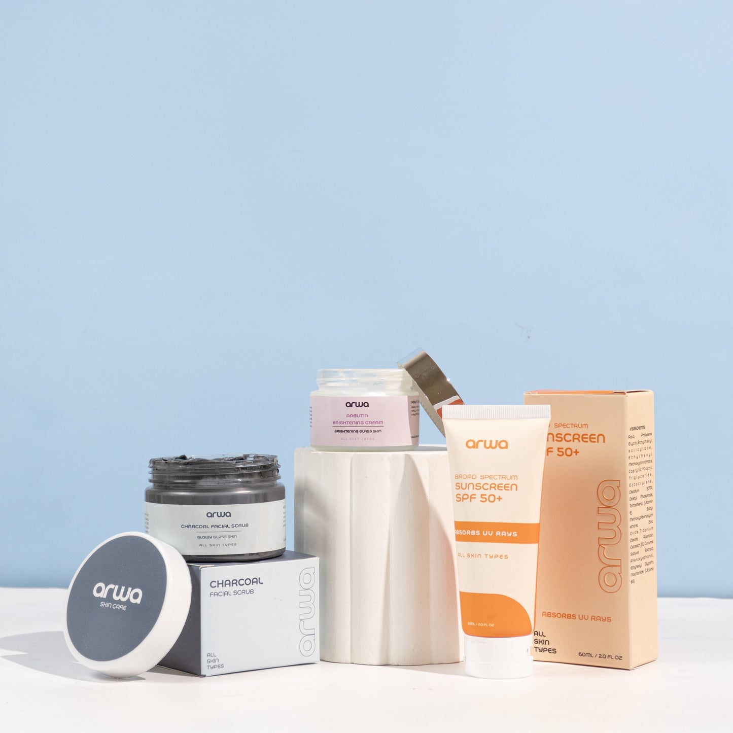 Bundle # 12 (Bright & Shine) Arwa Skin Care