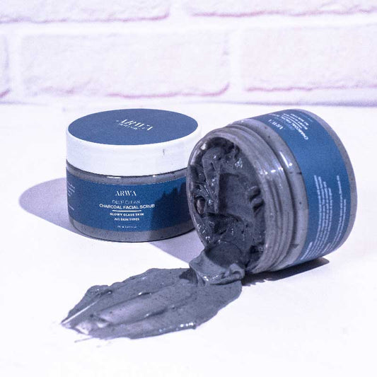 Charcoal Scrub (Tocopheryl Acetate) Arwa Skin Care