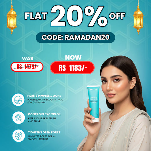 Fresh Up Face Wash (Salicylic + Niacinamide) Arwa Skin Care