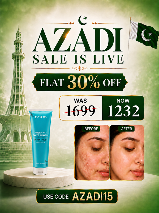 Fresh Up Face Wash (Salicylic + Niacinamide) Arwa Skin Care