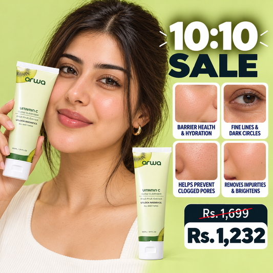 Vitamin C Glow Cleanser (Kiwi Extract) Arwa Skin Care