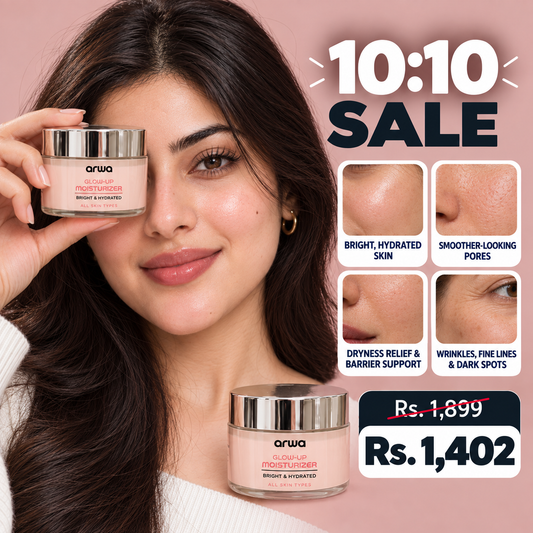 Glow-up Moisturizer (Hyaluronic & Niacinamide) Arwa Skin Care