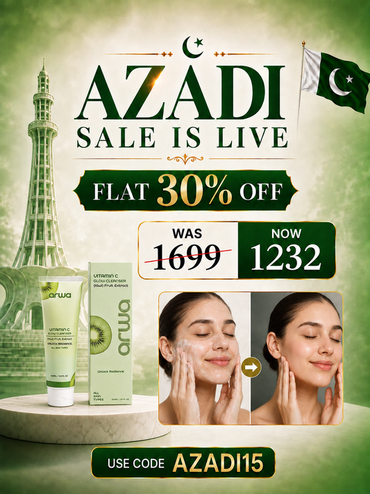 Vitamin C Glow Cleanser (Kiwi Extract) Arwa Skin Care