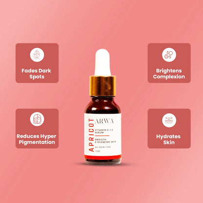 Apricot Vitamin C + E Serum Arwa Skin Care