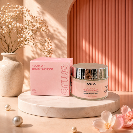 Glow-up Moisturizer (Hyaluronic & Niacinamide) Arwa Skin Care