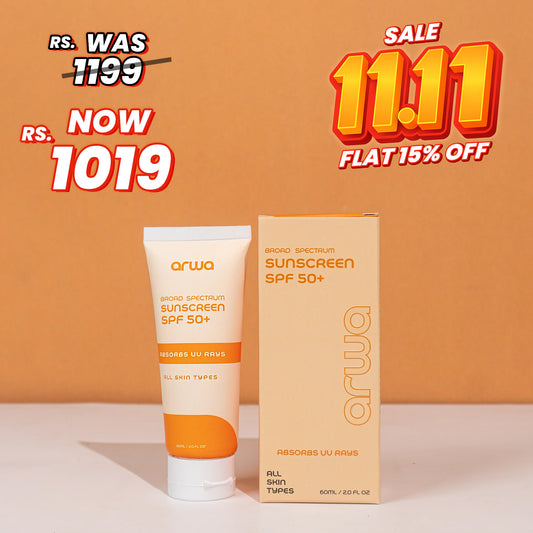Broad Spectrum Sunscreen (SPF 50+) Arwa Skin Care
