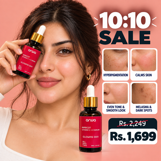 Apricot Vitamin C + E Serum Arwa Skin Care