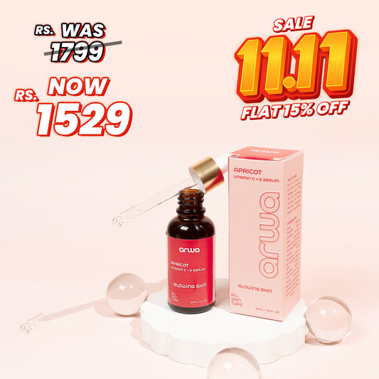 Apricot Vitamin C + E Serum Arwa Skin Care
