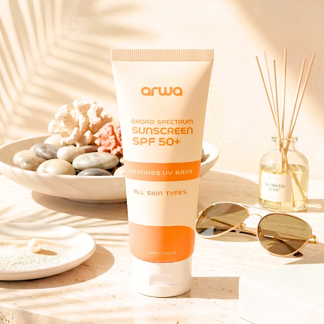 Broad Spectrum Sunscreen (SPF 50+) Arwa Skin Care